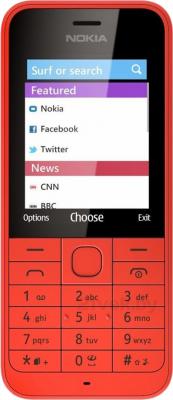 Мобильный телефон Nokia 220 (красный) - общий вид