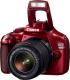 Миниатюра изображения товара Зеркальный фотоаппарат Canon EOS 1100D Kit 18-55mm IS II (Red)
