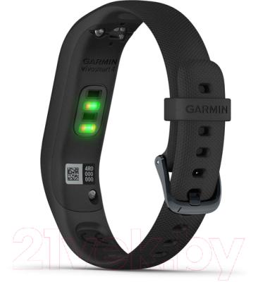 Фитнес-браслет Garmin Vivosmart 4 / 010-01995-23 (L, чёрный/серый)