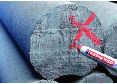 Изображение товара Маркер строительный Edding 950 e-950-2 (красный)