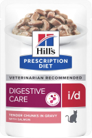 Влажный корм для кошек Hill's Prescription Diet i/d Feline with Salmon (85г) - 