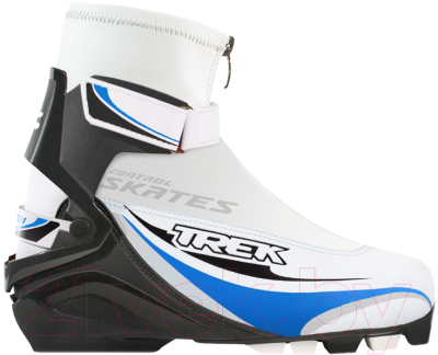 Ботинки для беговых лыж TREK Skadi SNS Pilot (белый/синий, р-р 43)