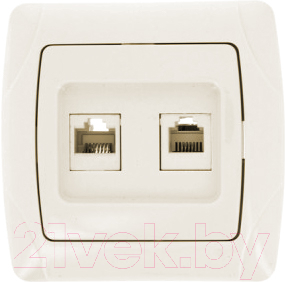 

Розетка EKF, Мадрид RJ-45+Phone