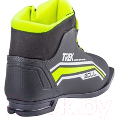Ботинки для беговых лыж TREK Soul 1 ИК (черный/лайм, р-р 46)
