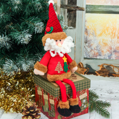 Подвеска новогодняя Зимнее волшебство Дед Мороз / 3563304 (красный)