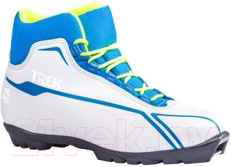 Ботинки для беговых лыж TREK Sportiks 5 NNN (белый/синий, р-р 43)