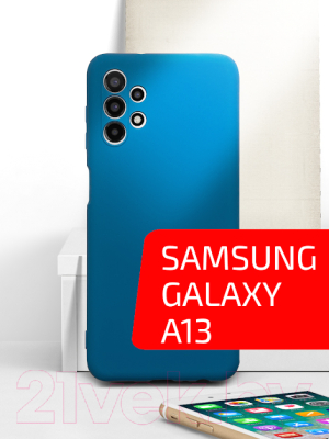 Чехол-накладка Volare Rosso Jam для Galaxy A13 (синий)