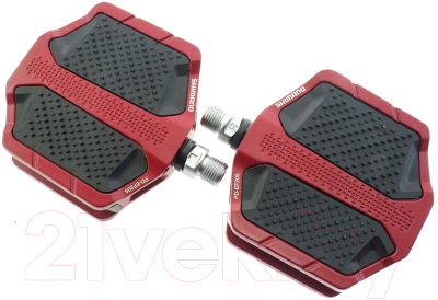 Комплект педалей для велосипеда Shimano EF205 / EPDEF205R (красный)