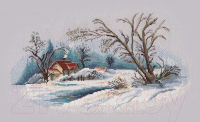 Набор для вышивания Овен Зимний пейзаж / 1300В