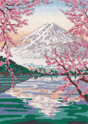 Набор для вышивания Овен Фудзияма и озеро Кавагути / 1311В