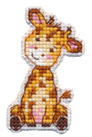 Набор для вышивания Овен Значок-жираф / 1320В - 