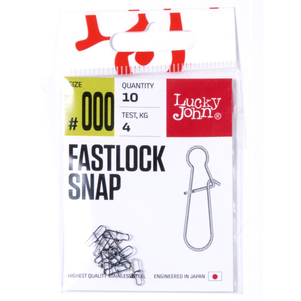 Застежка рыболовная Lucky John Pro Series Fastlock Snap / LJP5111-0000 (10шт) — фото 2