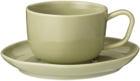 Чашка с блюдцем Lefard Trendy / 85-1835 (зеленый) - 