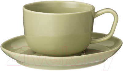 Чашка с блюдцем Lefard Trendy / 85-1835 (зеленый)