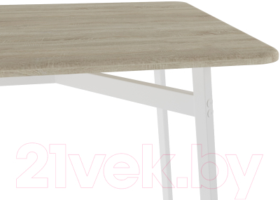 Обеденный стол Калифорния мебель Кросс (дуб санремо/белый)