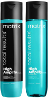 Набор косметики для волос MATRIX Total Results High Amplify Шампунь 300мл+Кондиционер 300мл - 