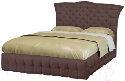 Полуторная кровать Асмана Двойная-5 120x200 (саванна корица)