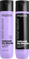 Набор косметики для волос MATRIX Total Result Unbreak My Blonde Шампунь 300 мл+Кондиционер 300мл - 