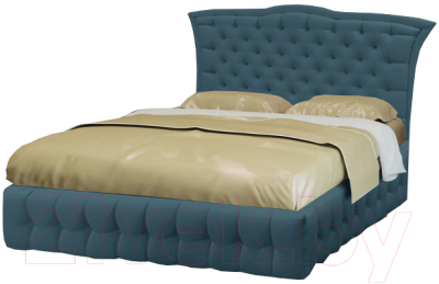 Двуспальная кровать Асмана Двойная-5 160x200 (киви 75)