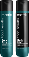 Набор косметики для волос MATRIX Total Results Dark Envy Шампунь 300 мл+Кондиционер 300мл - 