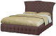 Двуспальная кровать Асмана Двойная-5 180x200 (саванна корица) - 