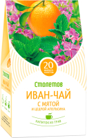 

Чайный напиток Столетов, Иван-чай с мятой и цедрой апельсина
