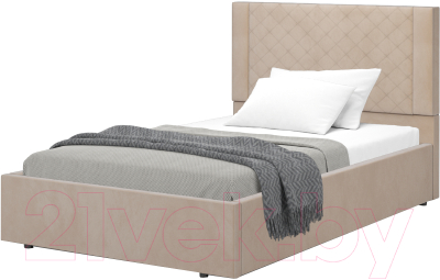 Полуторная кровать Аквилон Женева 12 М (веллюкс мокко)