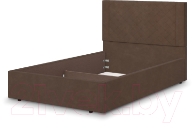 Полуторная кровать Аквилон Женева 12 М (конфетти шоколад)