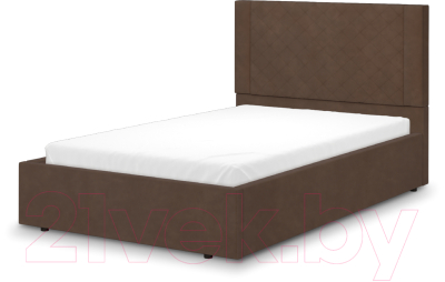 Полуторная кровать Аквилон Женева 12 М (конфетти шоколад)