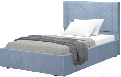 Полуторная кровать Аквилон Женева 12 М (конфетти стоун блю)