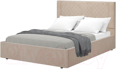 Полуторная кровать Аквилон Женева 14 М (конфетти мокко)