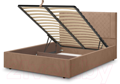 Полуторная кровать Аквилон Женева 14 ПМ (конфетти корица)
