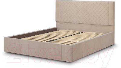 Двуспальная кровать Аквилон Женева 16 М (веллюкс мокко)