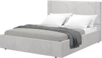 Двуспальная кровать Аквилон Женева 16 М (конфетти сильвер) - 