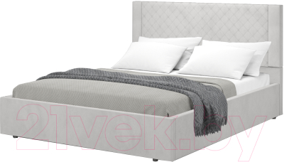 Двуспальная кровать Аквилон Женева 16 М (конфетти сильвер)