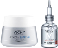 Набор косметики для лица Vichy Liftactiv Supreme Крем для сухой кожи 50мл+Сыворотка д/лица 30мл - 