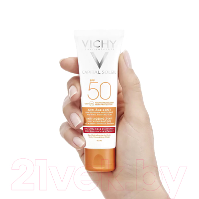 Набор косметики для лица Vichy Крем солнцезащитный SPF50 50мл+Термальная вода 150мл