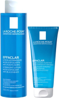 Набор косметики для лица La Roche-Posay Effaclar Гель очищающий 200мл+Лосьон сужающий поры 200мл - 
