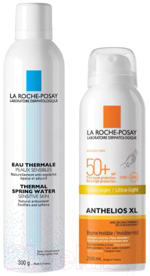 Набор косметики для лица La Roche-Posay Спрей солнцезащитный SPF50+ 200мл+Термальная вода 300мл