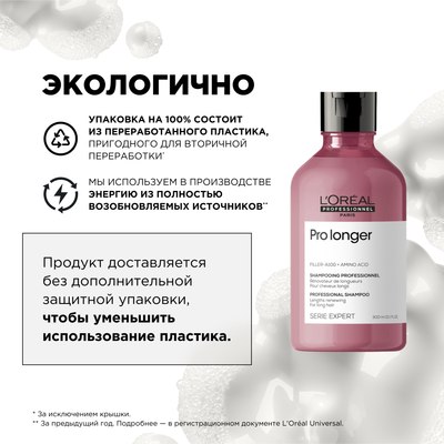 Набор косметики для волос L'Oreal Professionnel Pro Longer Шампунь 300мл+Кондиционер 200мл