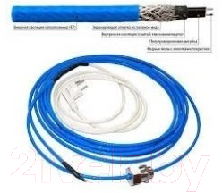 Греющий кабель для труб Lavita HPI 13-2 CT С пищевой оболочкой 13Вт/м (14м)