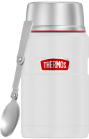 Термос для еды Thermos SK3020RCMW / 384829 (710мл, белый матовый) - 
