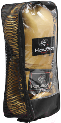 Боксерские перчатки KouGar KO600-14 (14oz, золото)