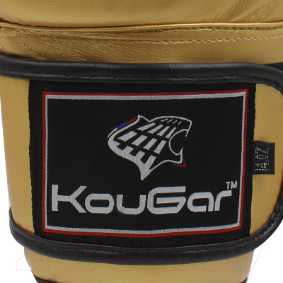 Боксерские перчатки KouGar KO600-4 (4oz, золото)