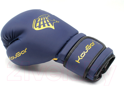 Боксерские перчатки KouGar KO700-6 (6oz, темно-синий)