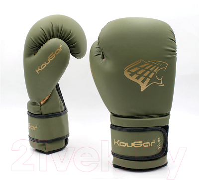 Боксерские перчатки KouGar KO900-6 (6oz, темно-зеленый)