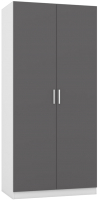 Шкаф Интермебель Марсель 600 / МР-06 (графит серый) - 