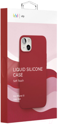 Чехол-накладка VLP Silicone Case для iPhone 13 Pro / vlp-SC21-P61RD (красный)