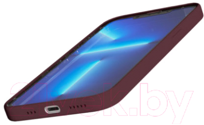 Чехол-накладка VLP Silicone Case для iPhone 13 Pro / vlp-SC21-P61MS (марсала)