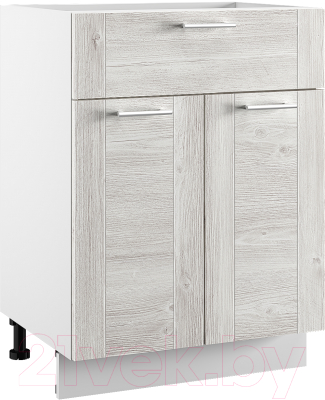 Шкаф-стол кухонный Eligard Виктория ШН2 60 1Я (сосна каньон рамка)